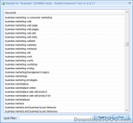Xedant Keyword Tool screenshot